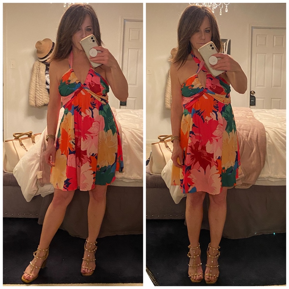 NWOT Halter Dress Multicolor Size XS